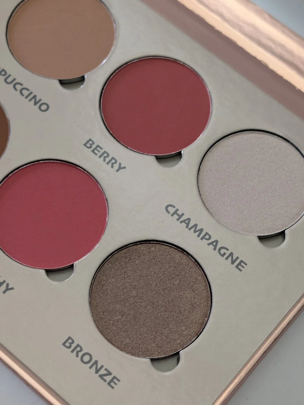 6 Color Contour Blush Palette - Berry/Peachy/Cappuccino‎ Chocolate Long Lasting